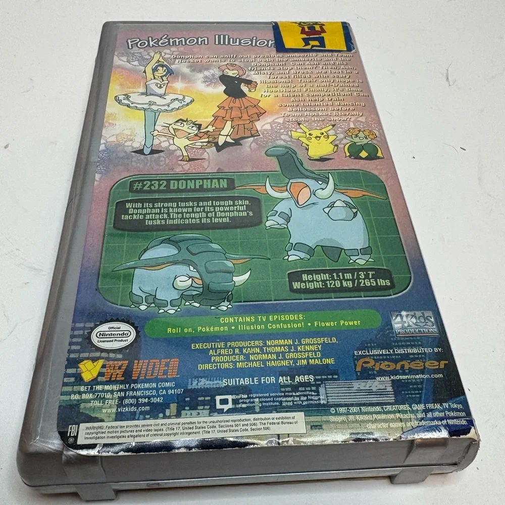 Pokémon The Johto Journeys VHS